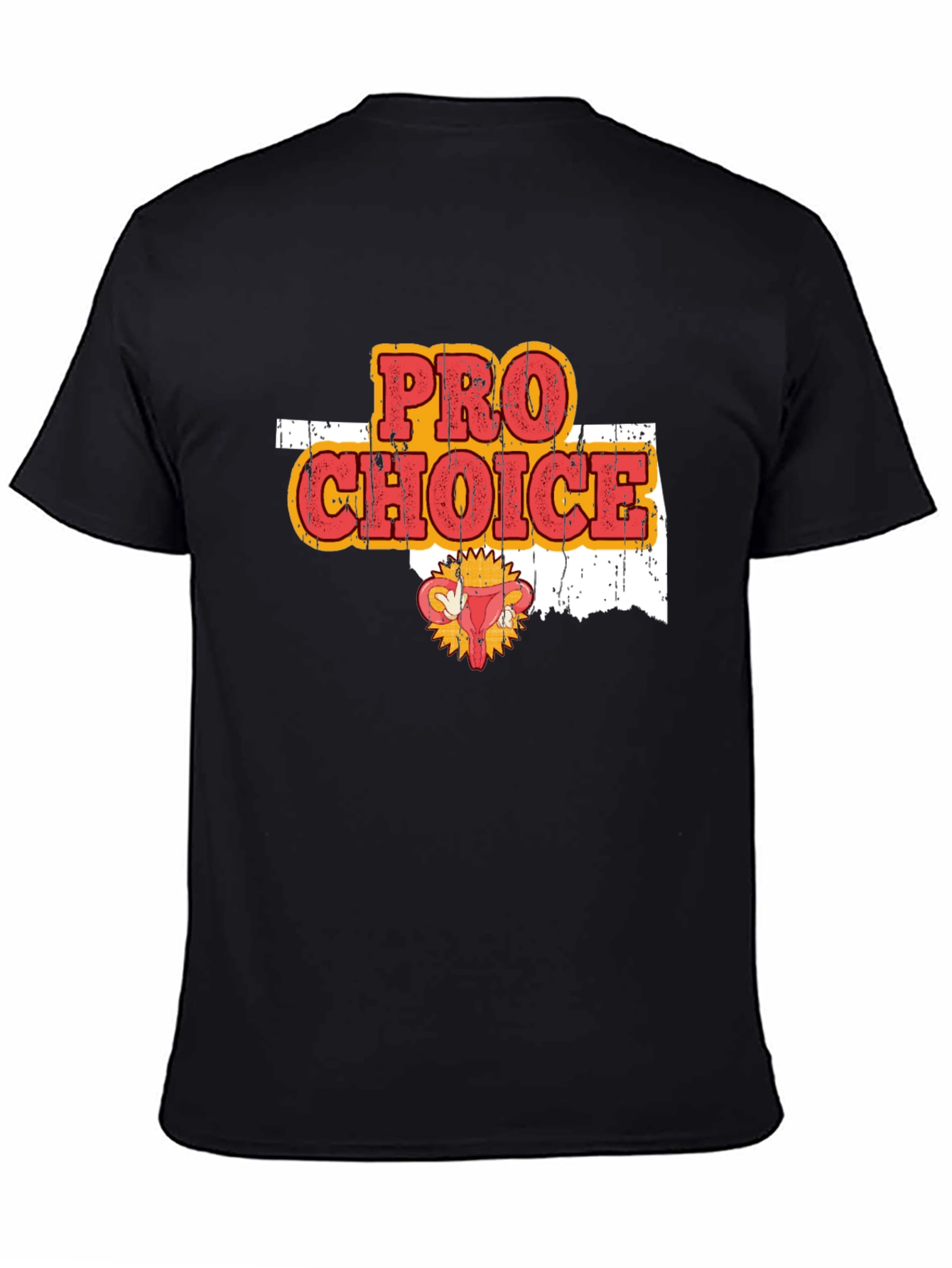 Pro Choice Oklahoma Uterus T-Shirt