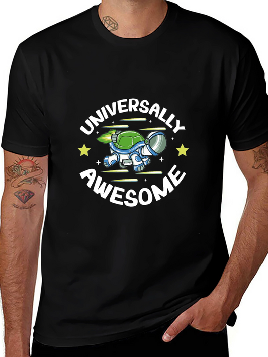 Universally Awesome Turtle Space T-Shirt