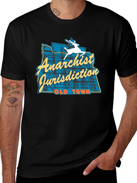 Anarchist Jurisdiction T-Shirt - Old Town Inspired Design