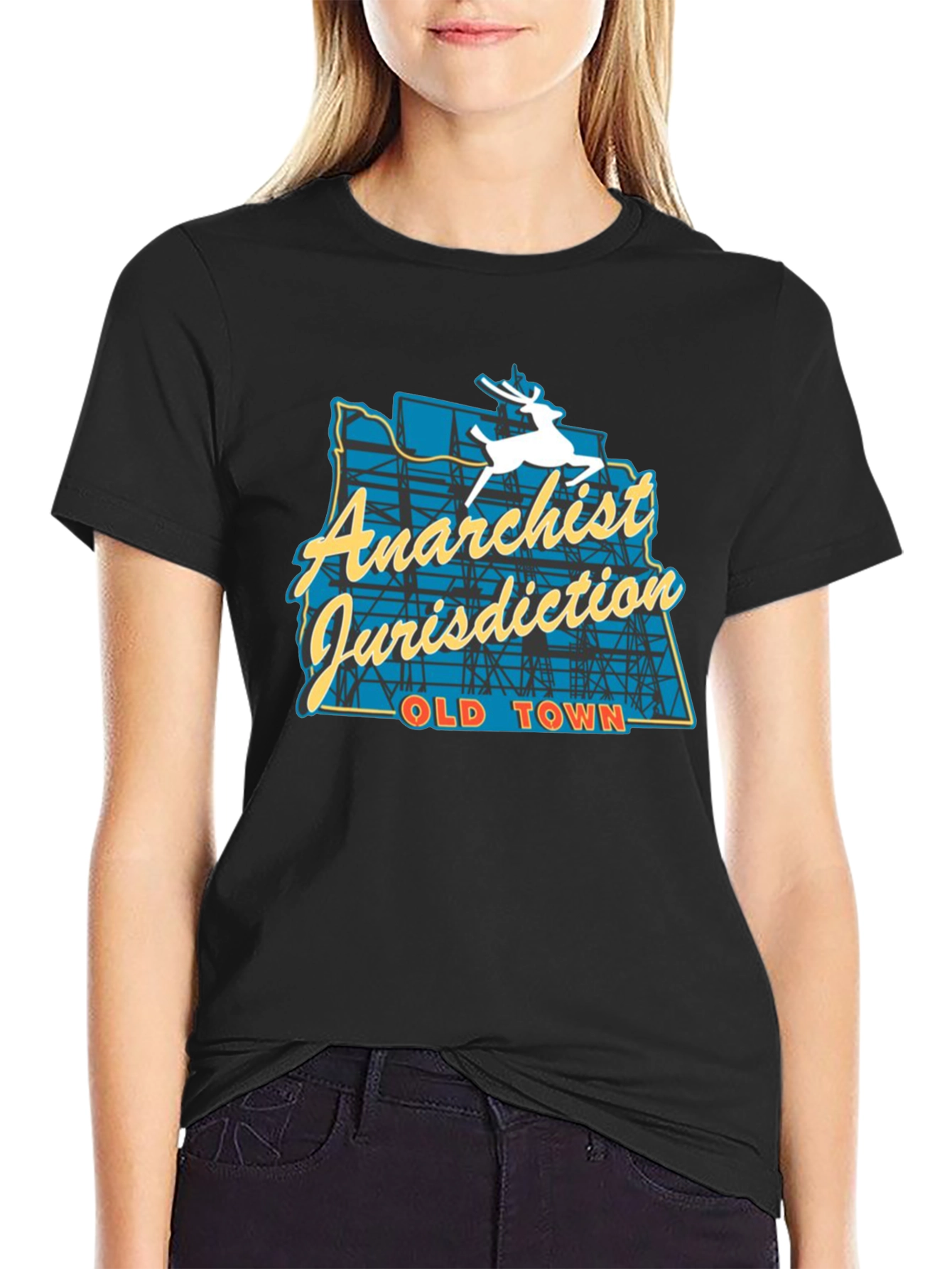 Anarchist Jurisdiction T-Shirt - Old Town Inspired Design