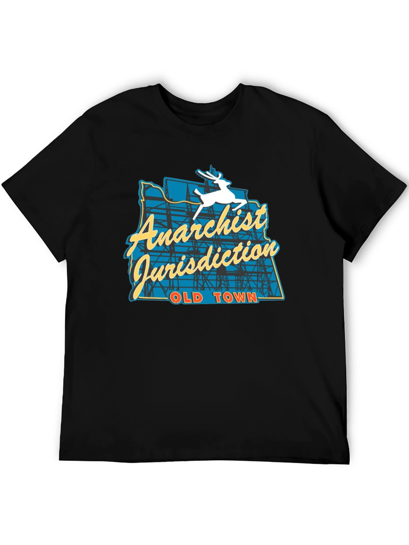Anarchist Jurisdiction T-Shirt - Old Town Inspired Design