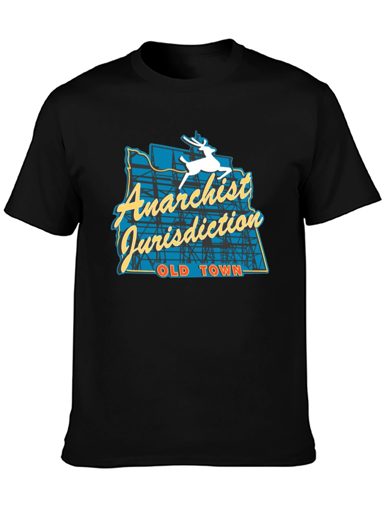 Anarchist Jurisdiction T-Shirt - Old Town Inspired Design