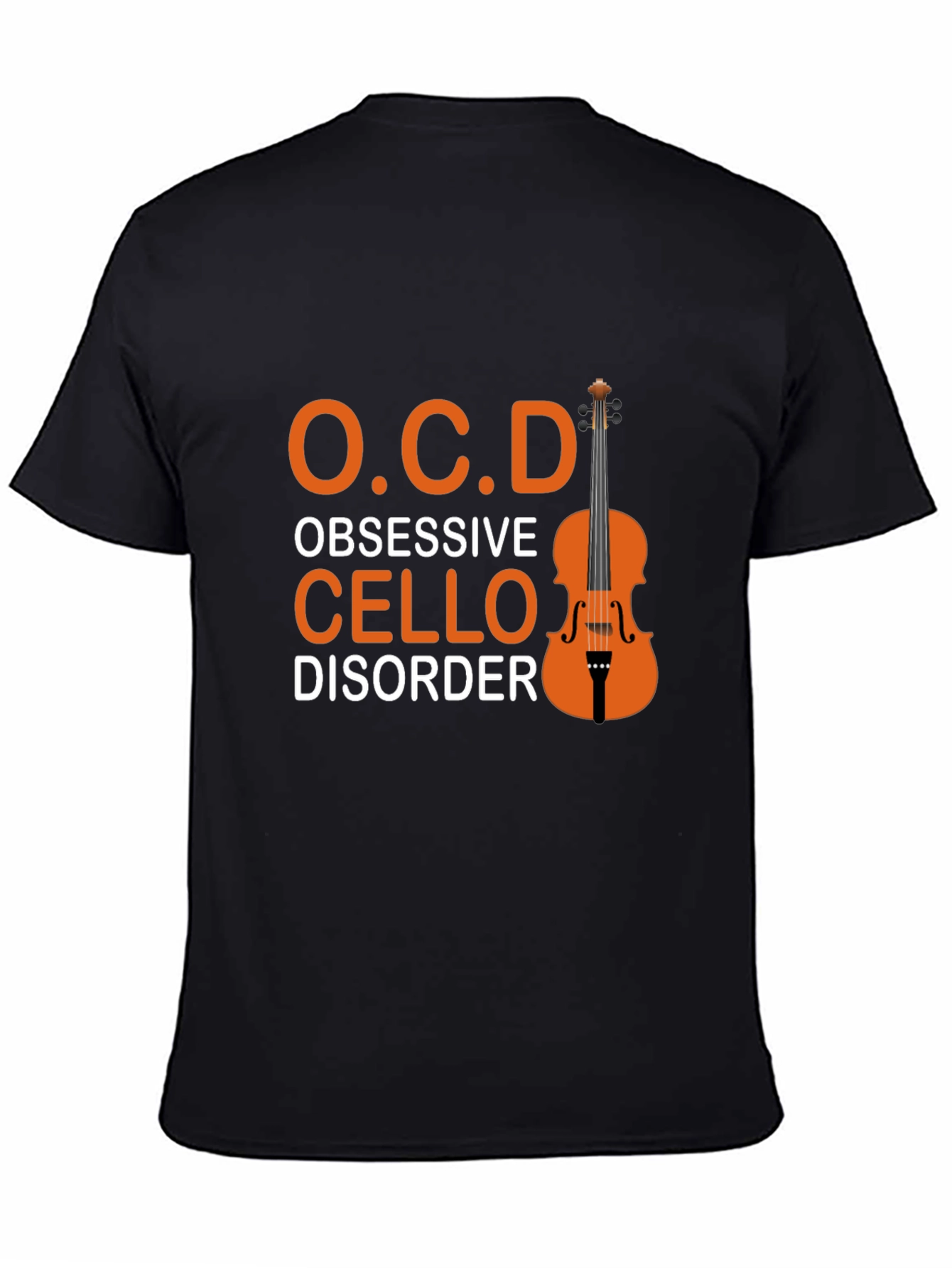 Obsessive Cello Disorder T-Shirt Music Lover Tee