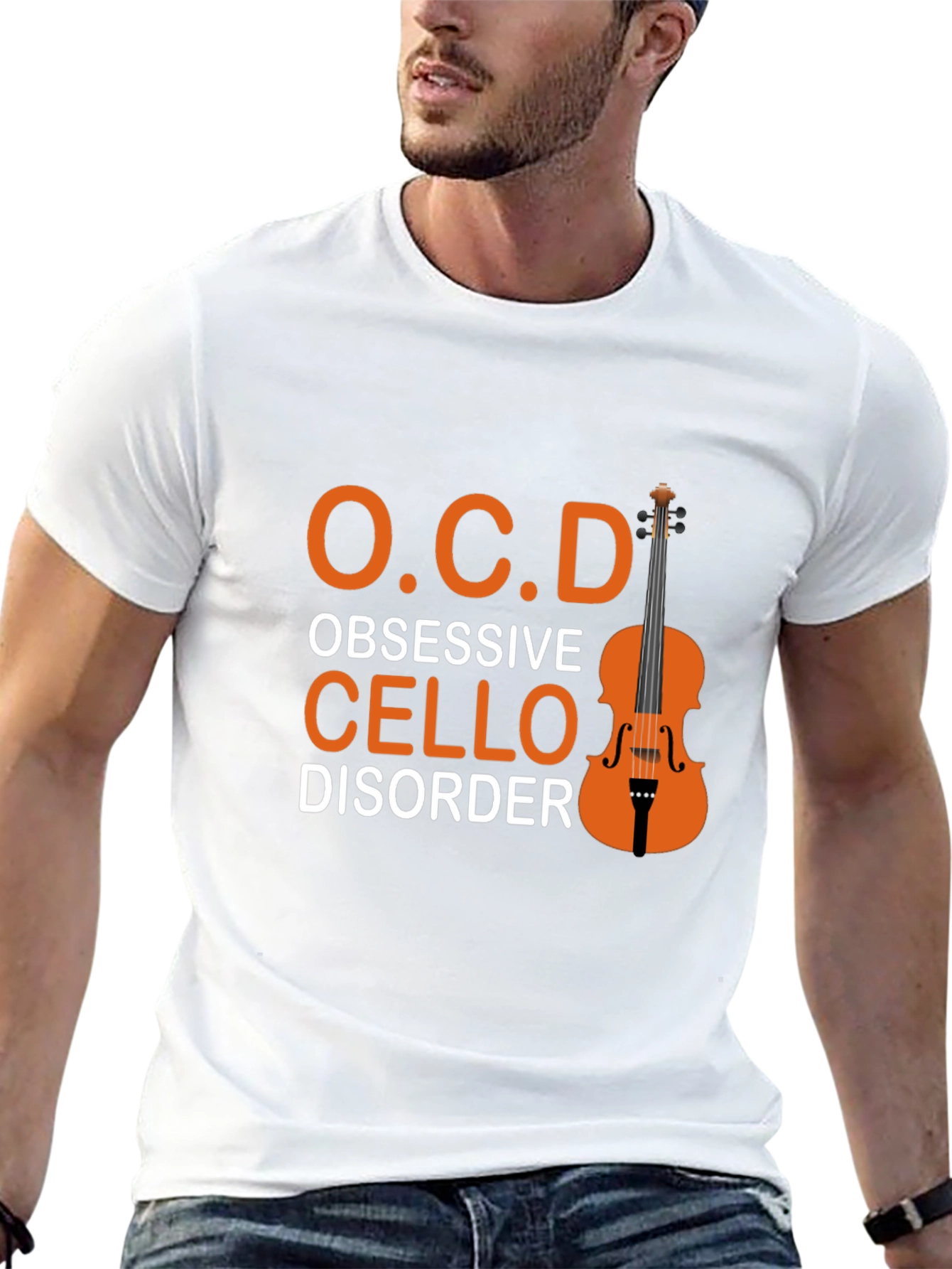 Obsessive Cello Disorder T-Shirt Music Lover Tee