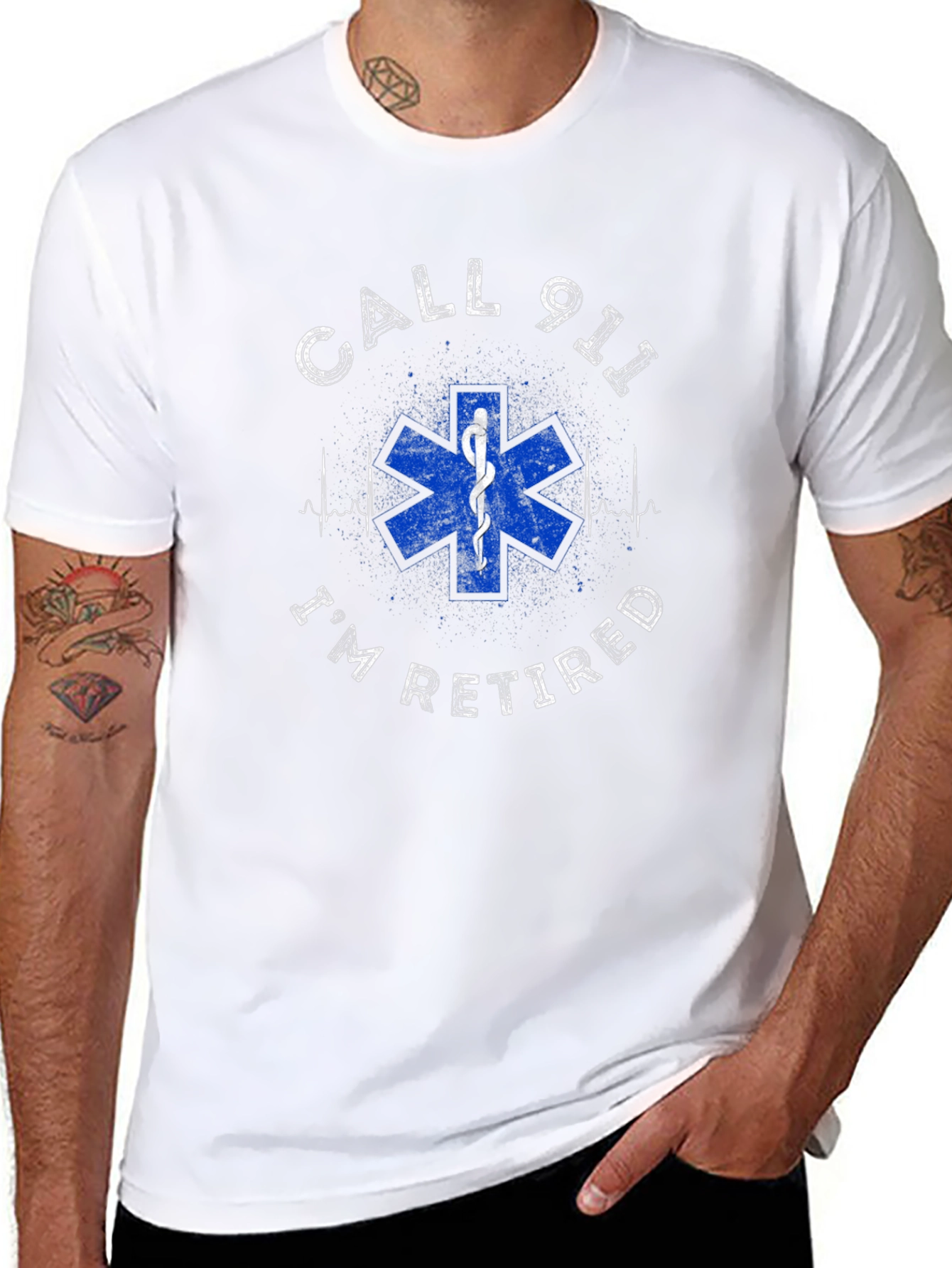 Retired EMT Graphic T-Shirt