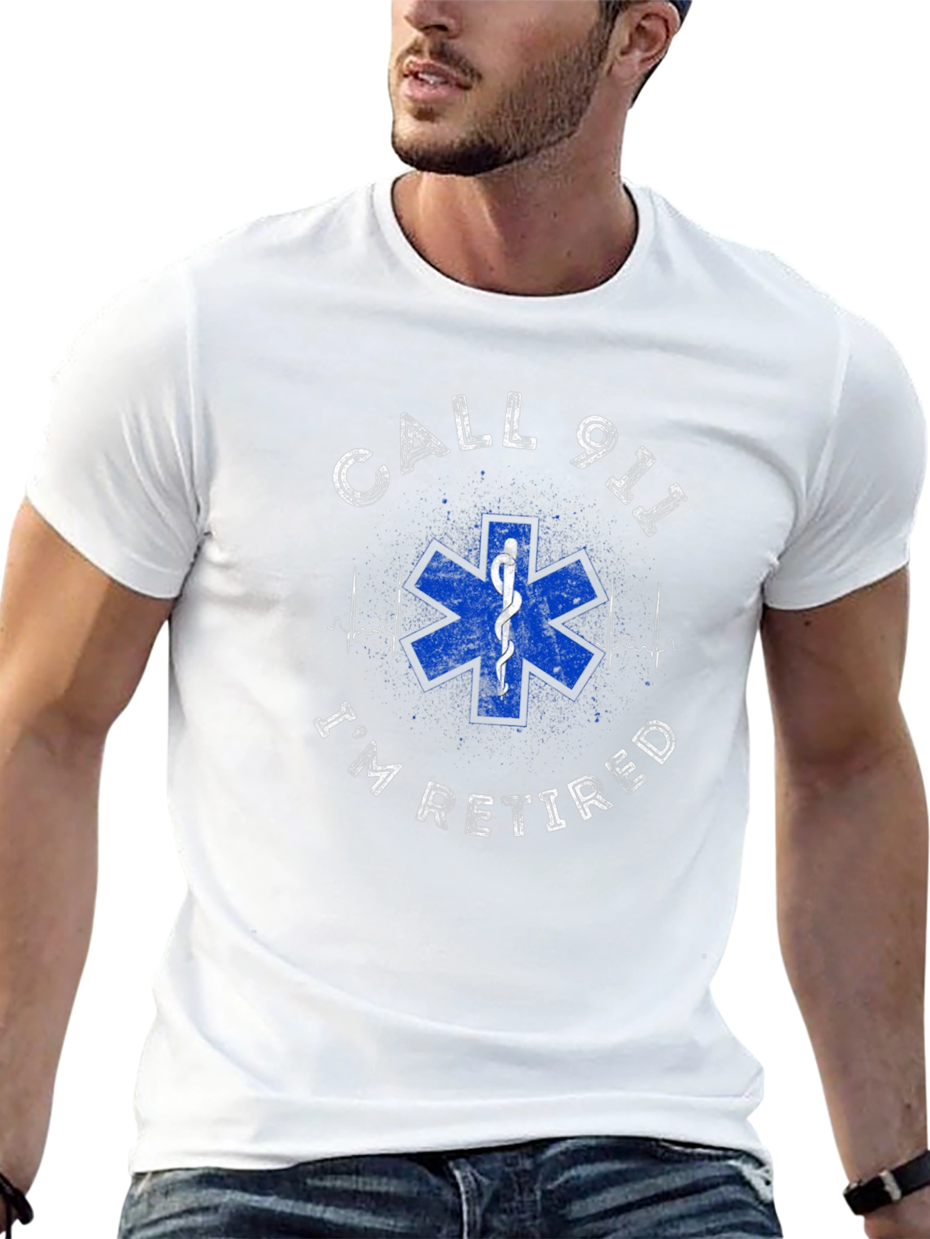 Retired EMT Graphic T-Shirt