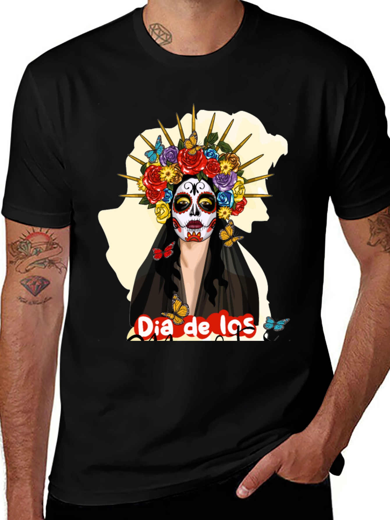 Dia de los Muertos T-Shirt - Sugar Skull