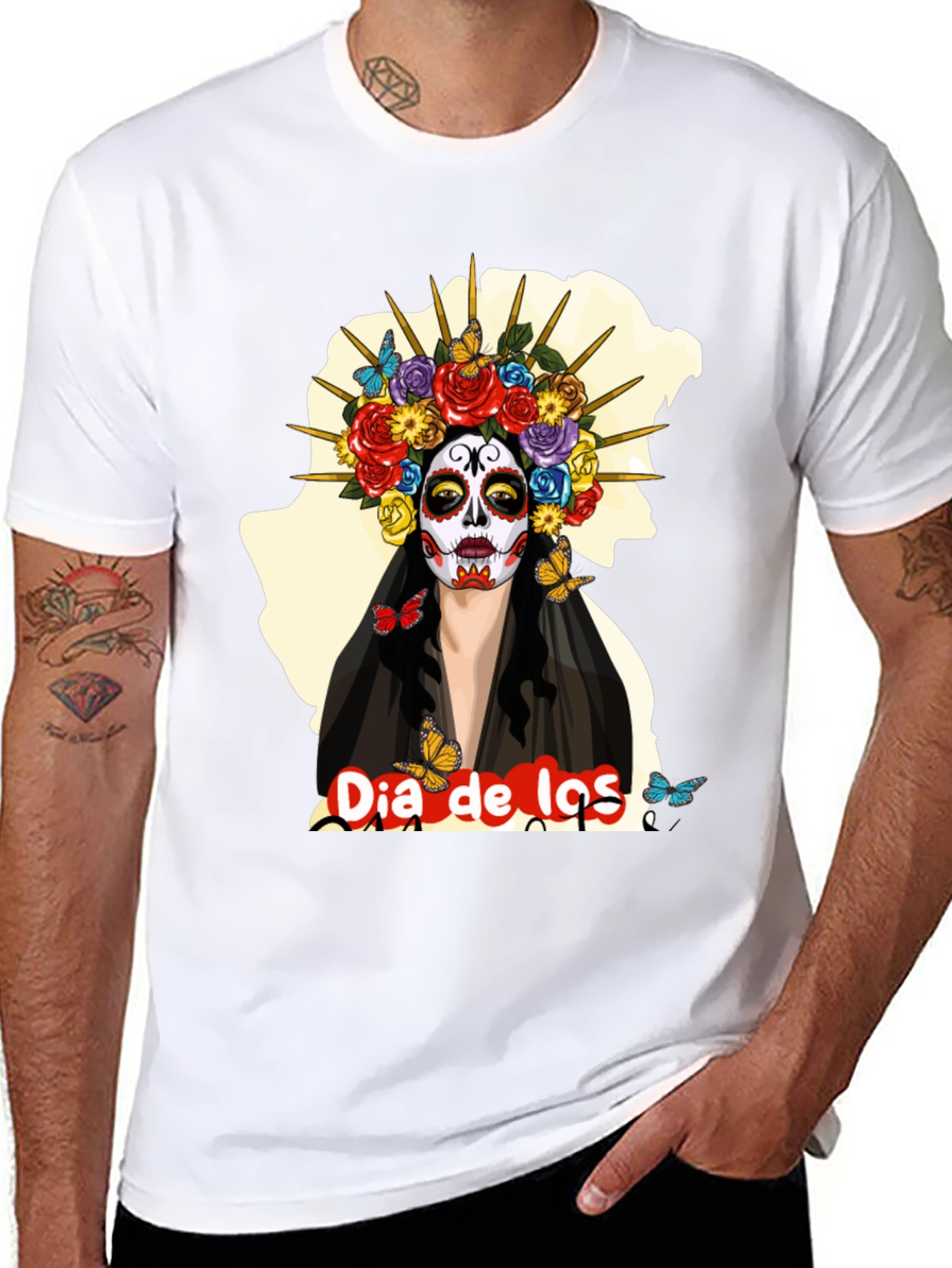 Dia de los Muertos T-Shirt - Sugar Skull