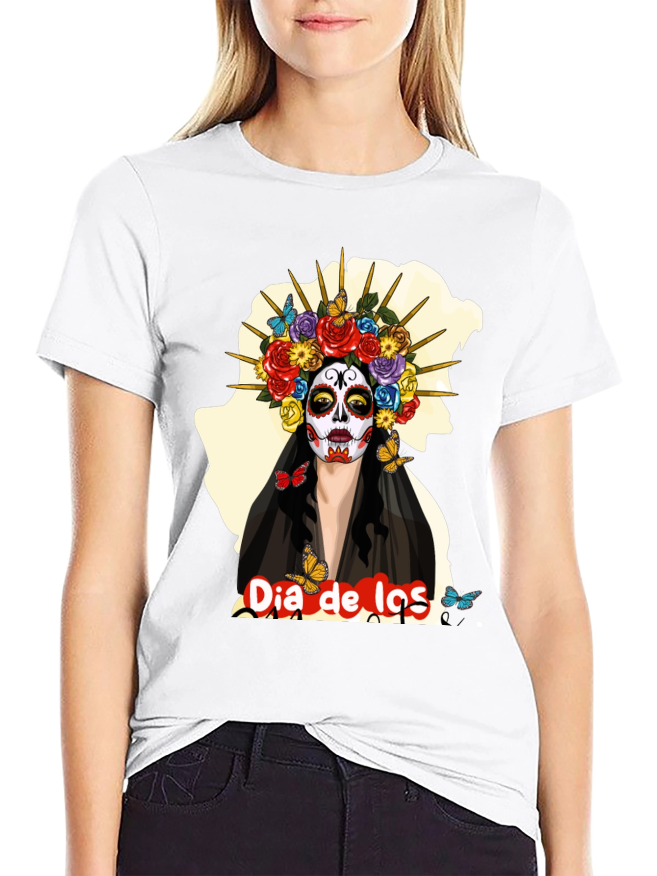 Dia de los Muertos T-Shirt - Sugar Skull