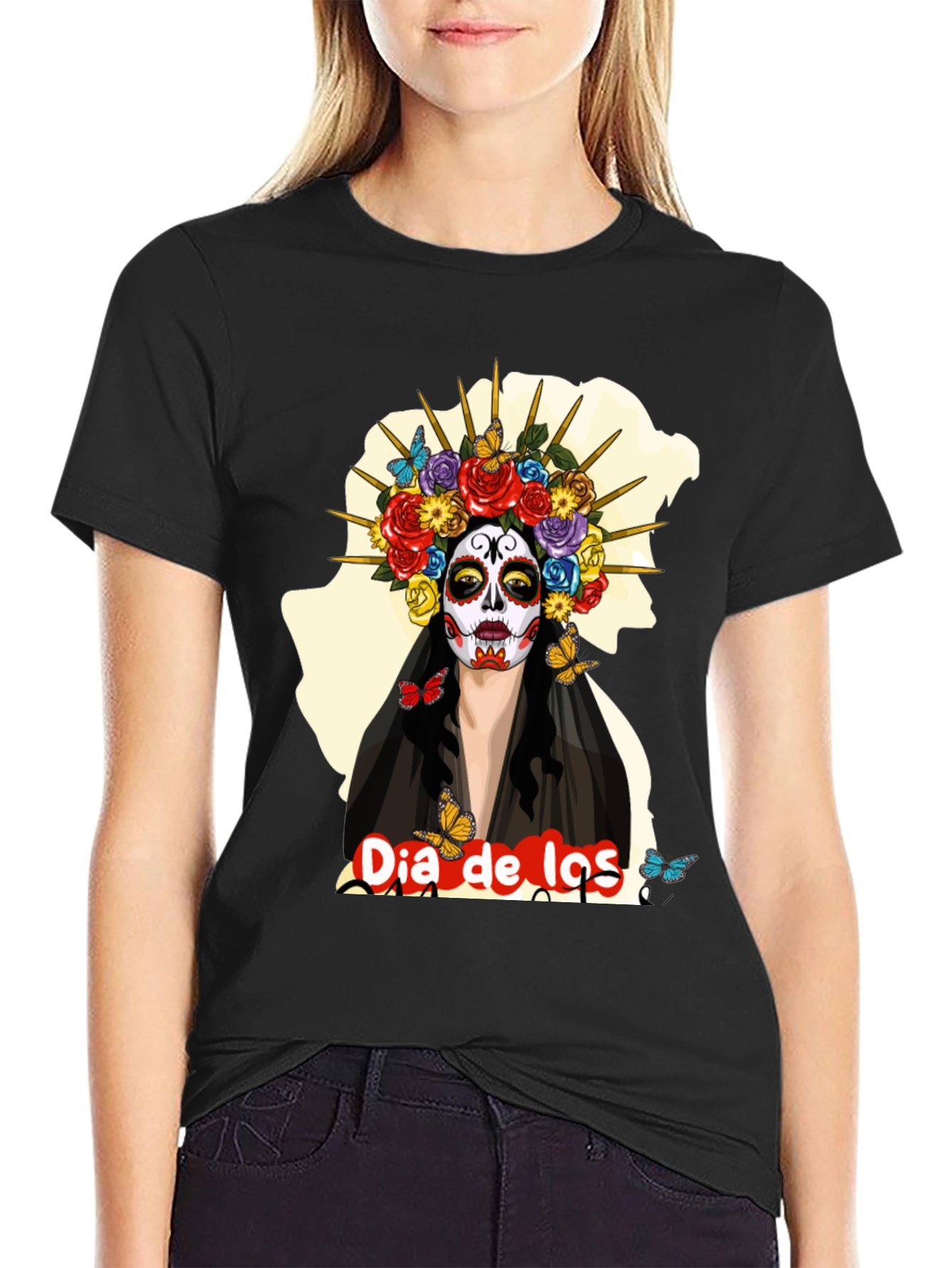 Dia de los Muertos T-Shirt - Sugar Skull