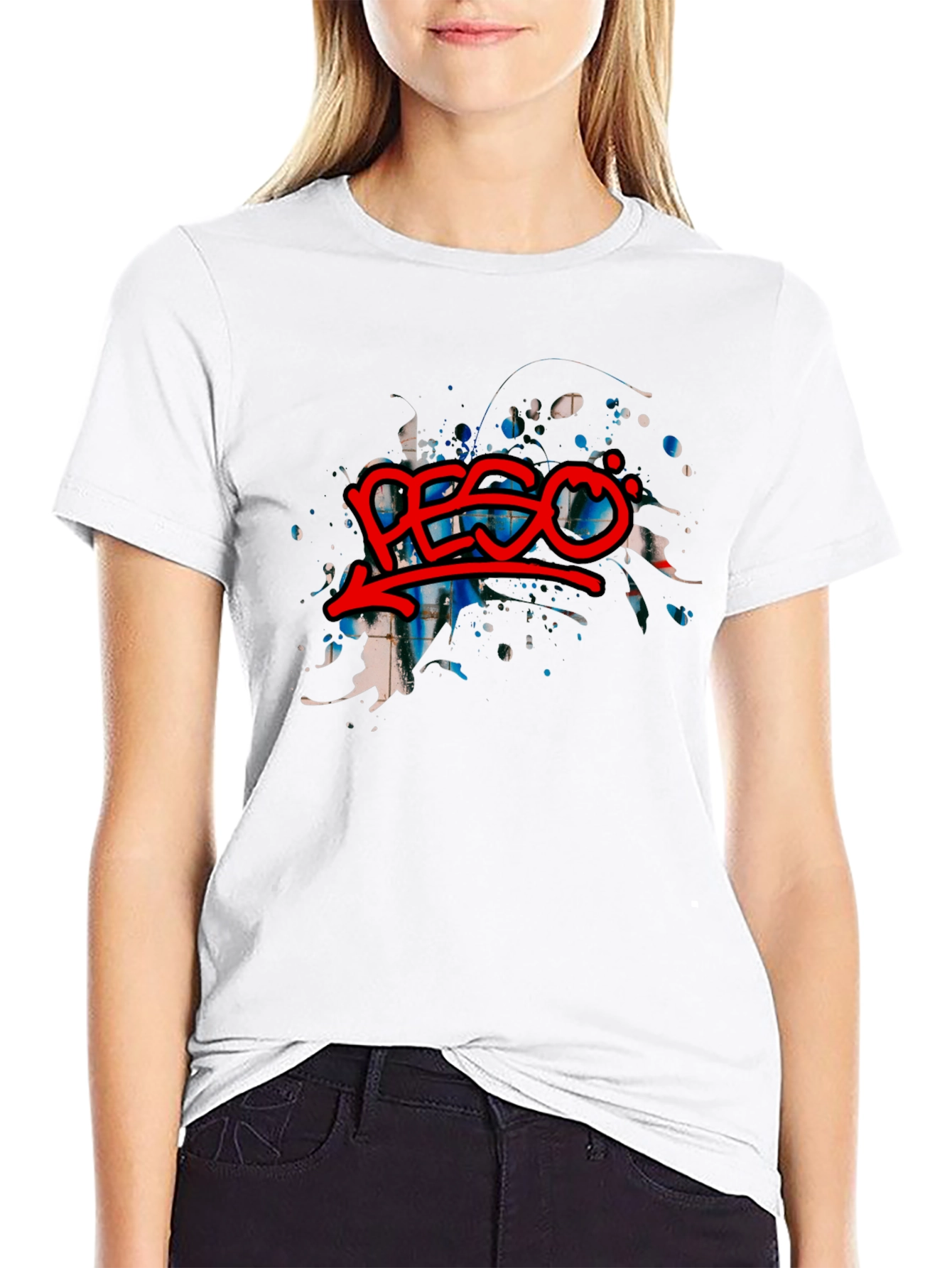 Abstract Graphic Tee - Edgy Streetwear