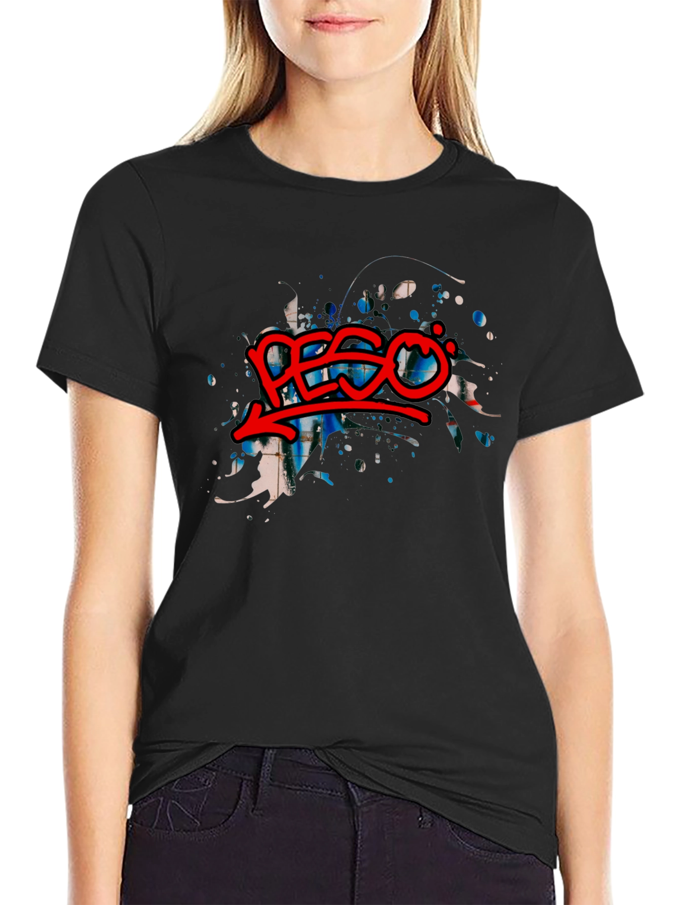 Abstract Graphic Tee - Edgy Streetwear