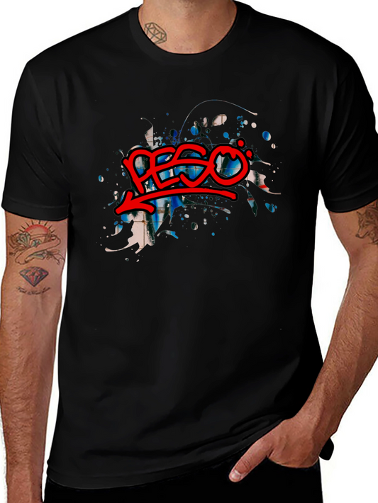 Abstract Graphic Tee - Edgy Streetwear