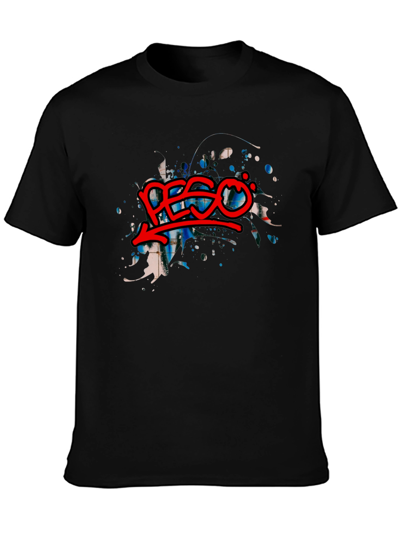 Abstract Graphic Tee - Edgy Streetwear