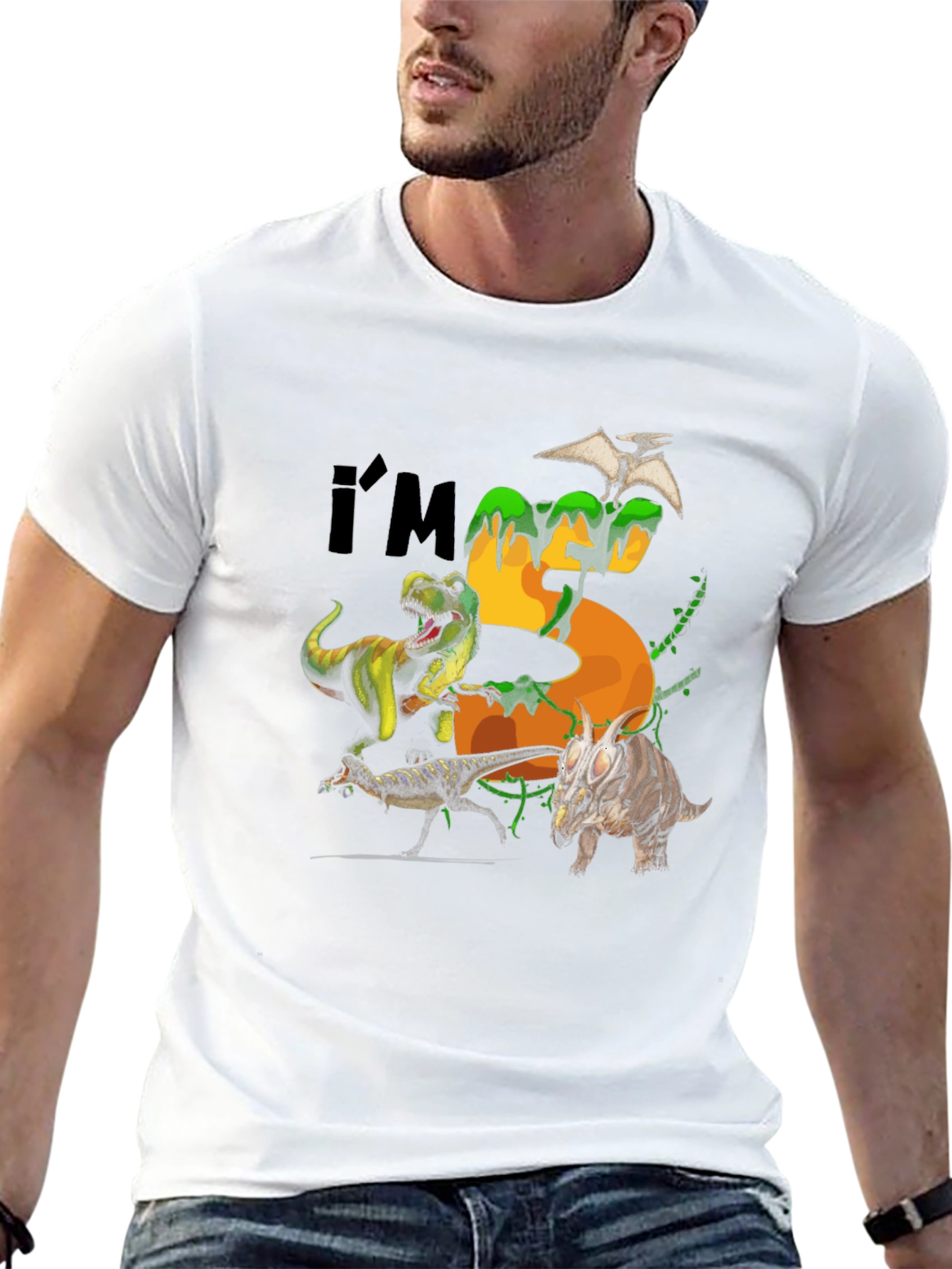 Dinosaur 5th Birthday T-Shirt