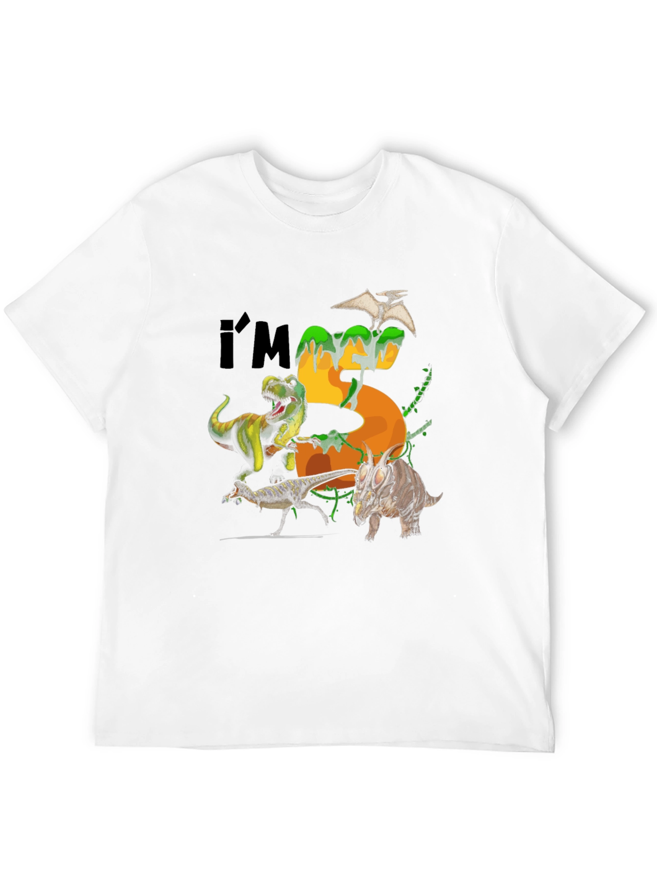 Dinosaur 5th Birthday T-Shirt