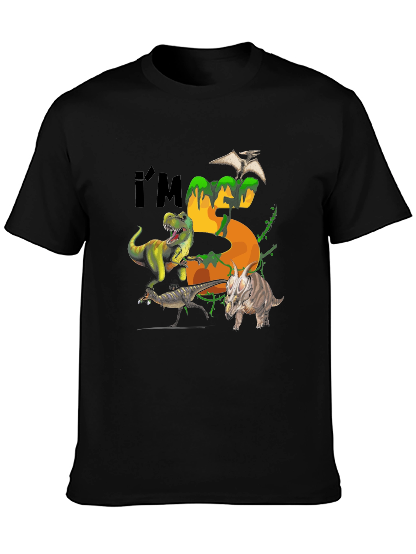 Dinosaur 5th Birthday T-Shirt