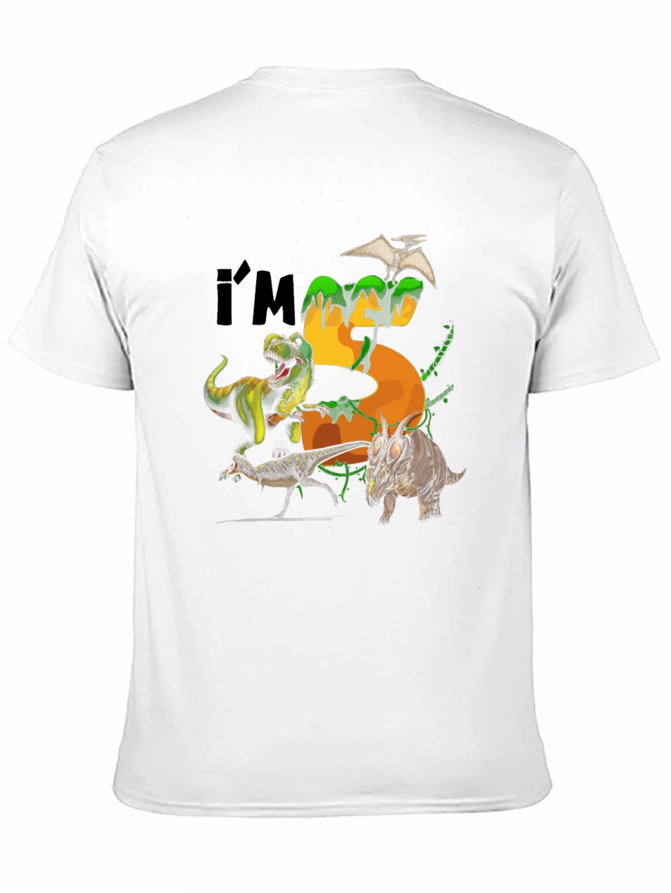 Dinosaur 5th Birthday T-Shirt