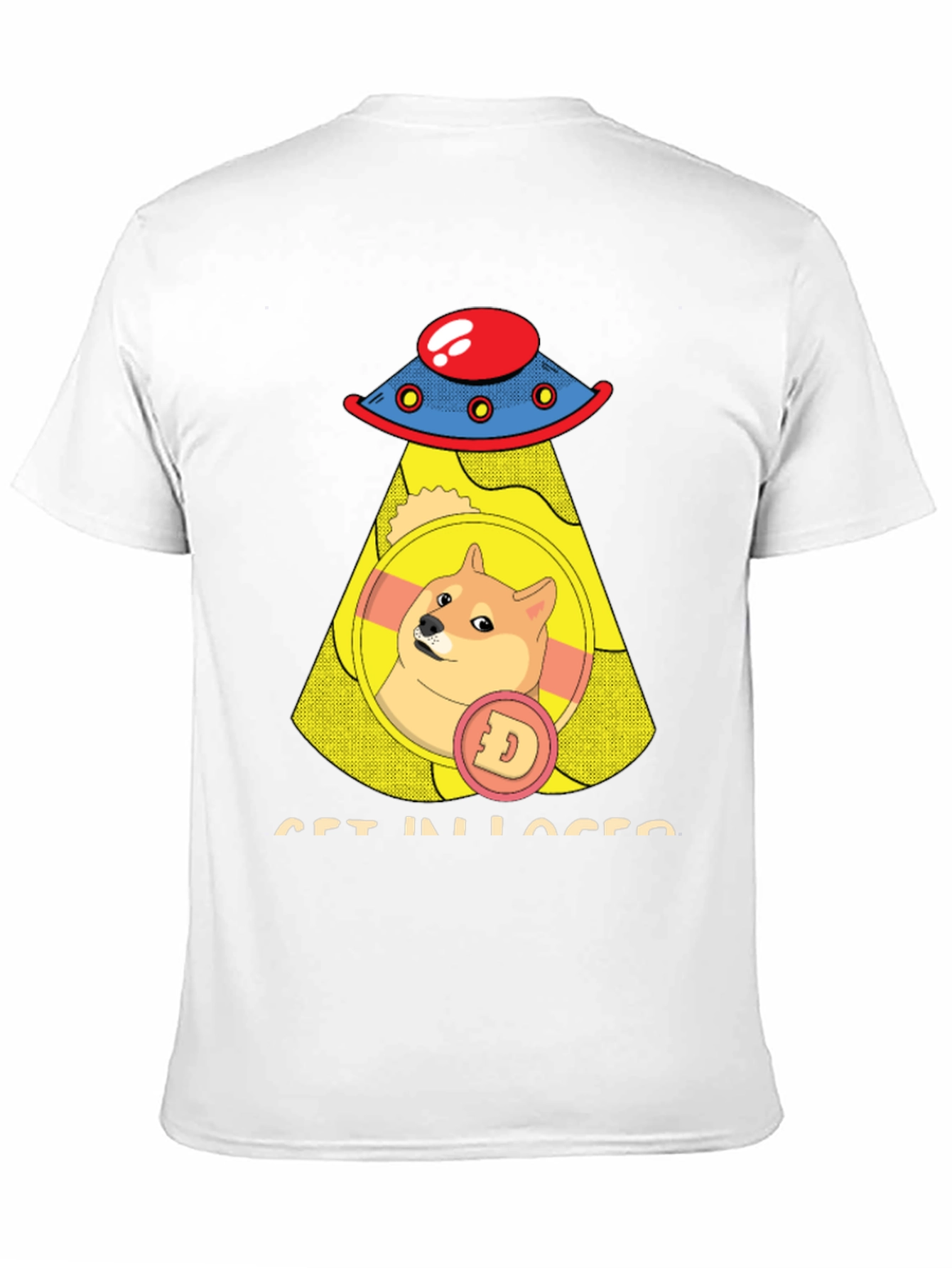 Doge UFO T-Shirt - Get In Losers