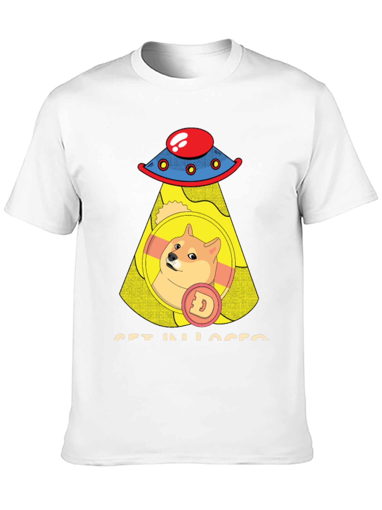 Doge UFO T-Shirt - Get In Losers