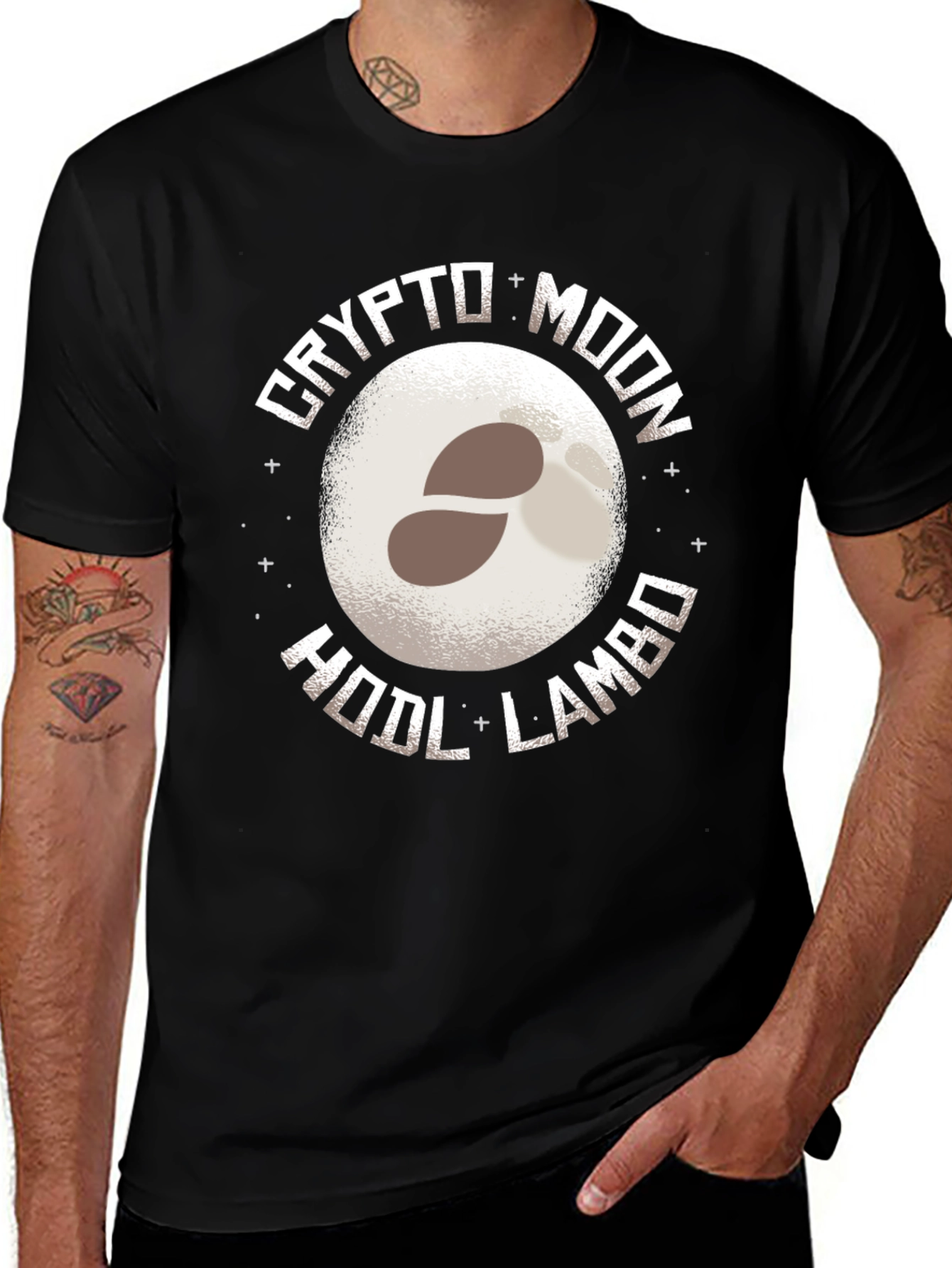 Crypto Moon HODL LAMBO T-Shirt