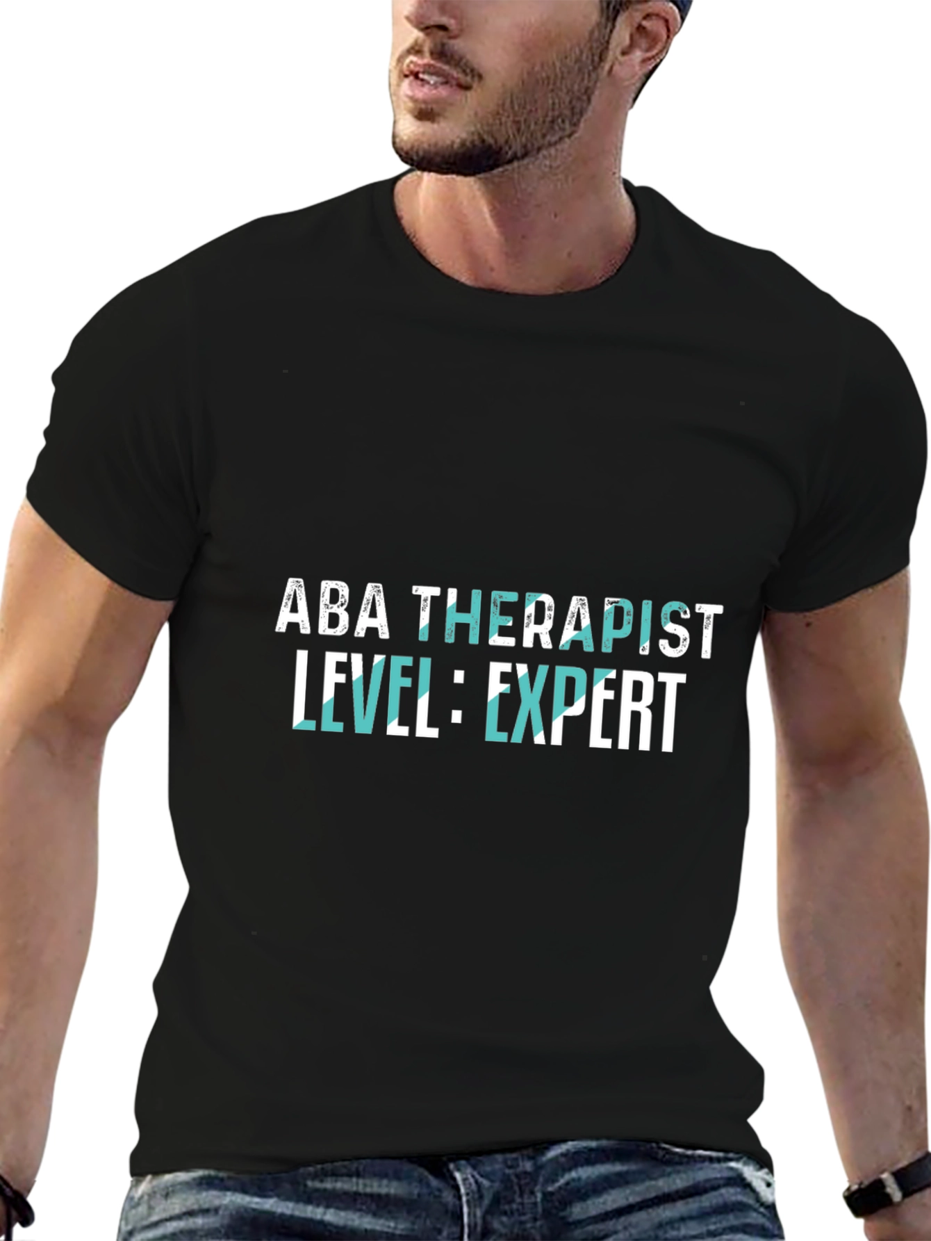 ABA Therapist Expert Level Black T-Shirt