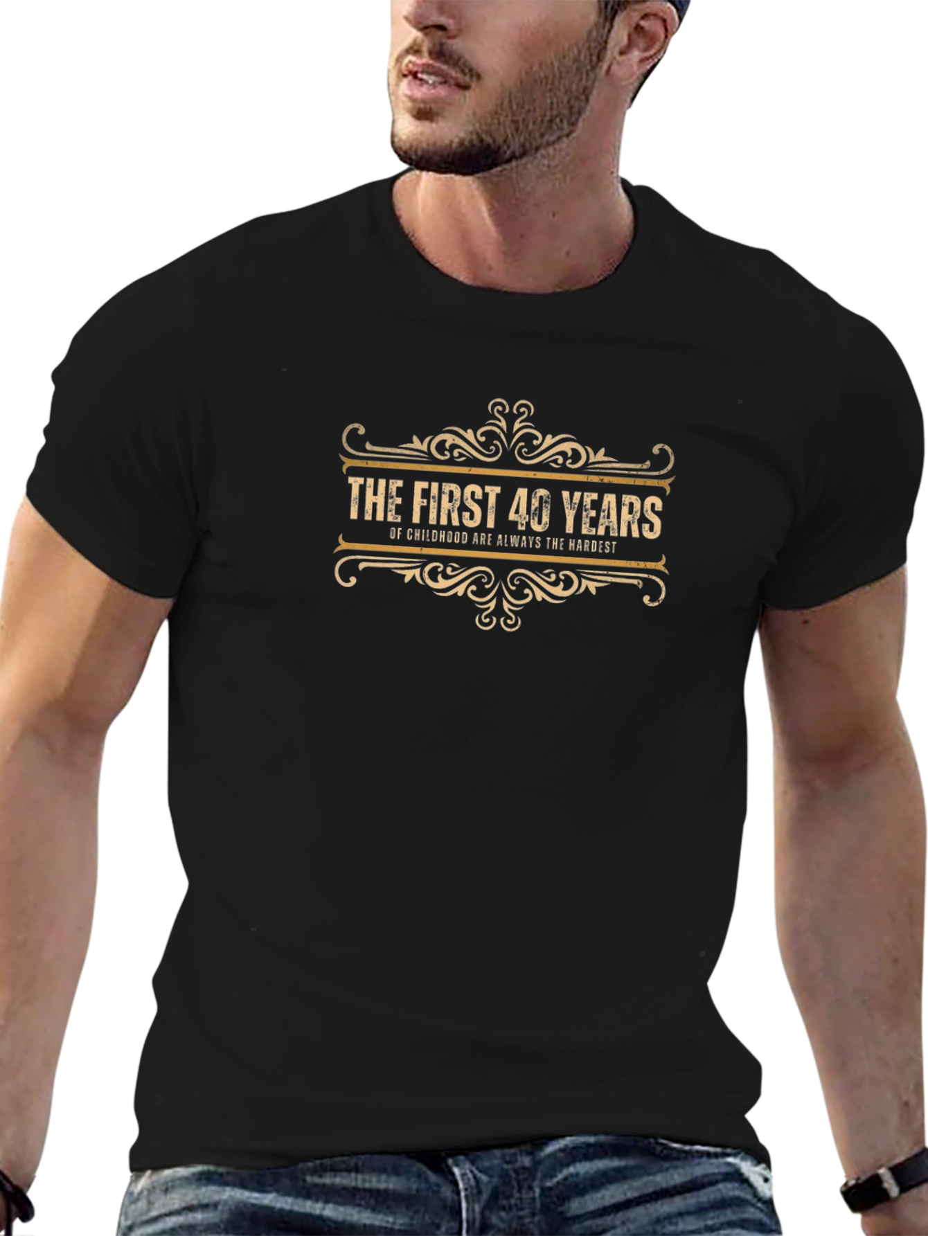 Funny 40th Birthday T-Shirt - Childhood Hardest Years