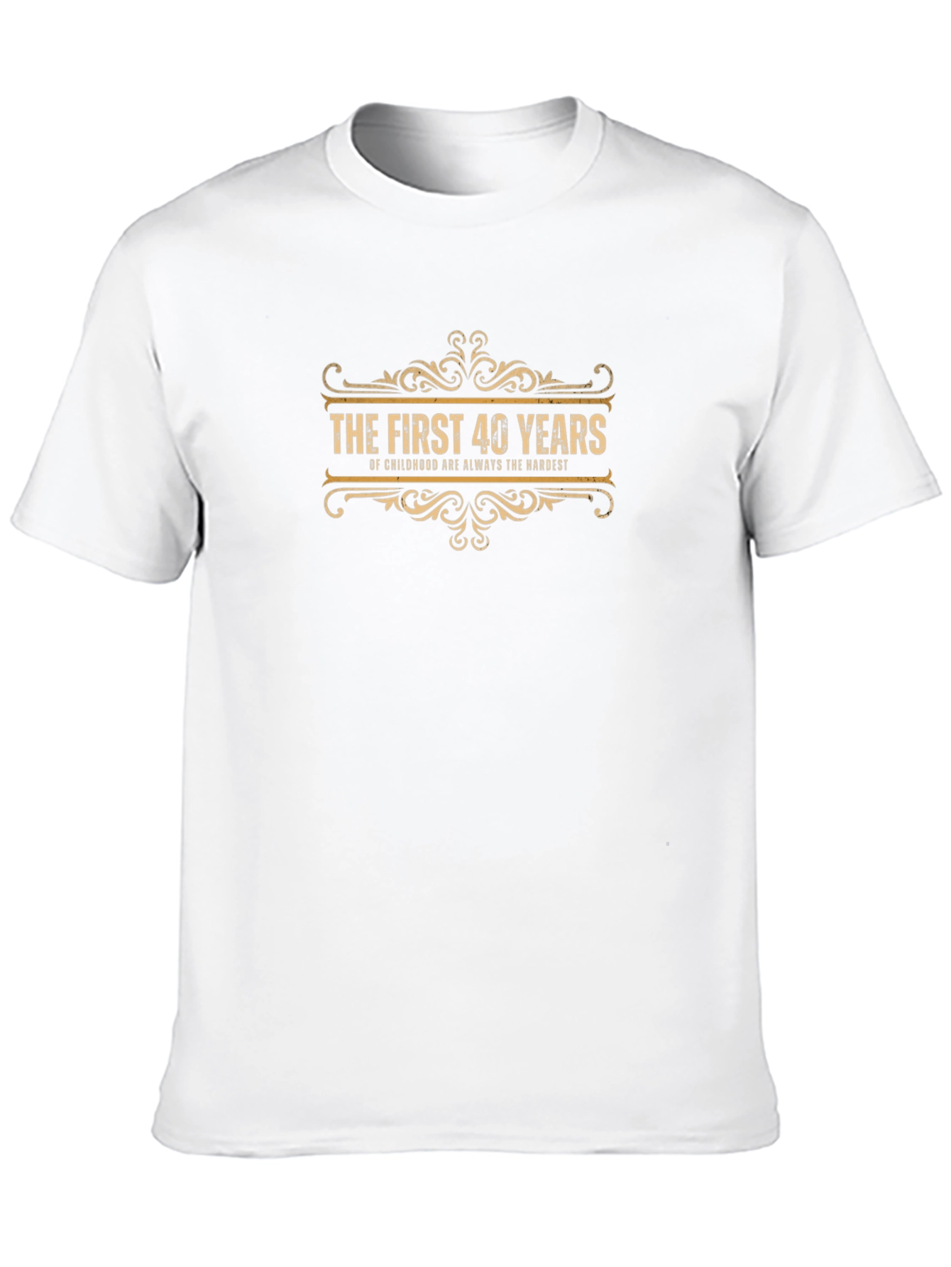 Funny 40th Birthday T-Shirt - Childhood Hardest Years