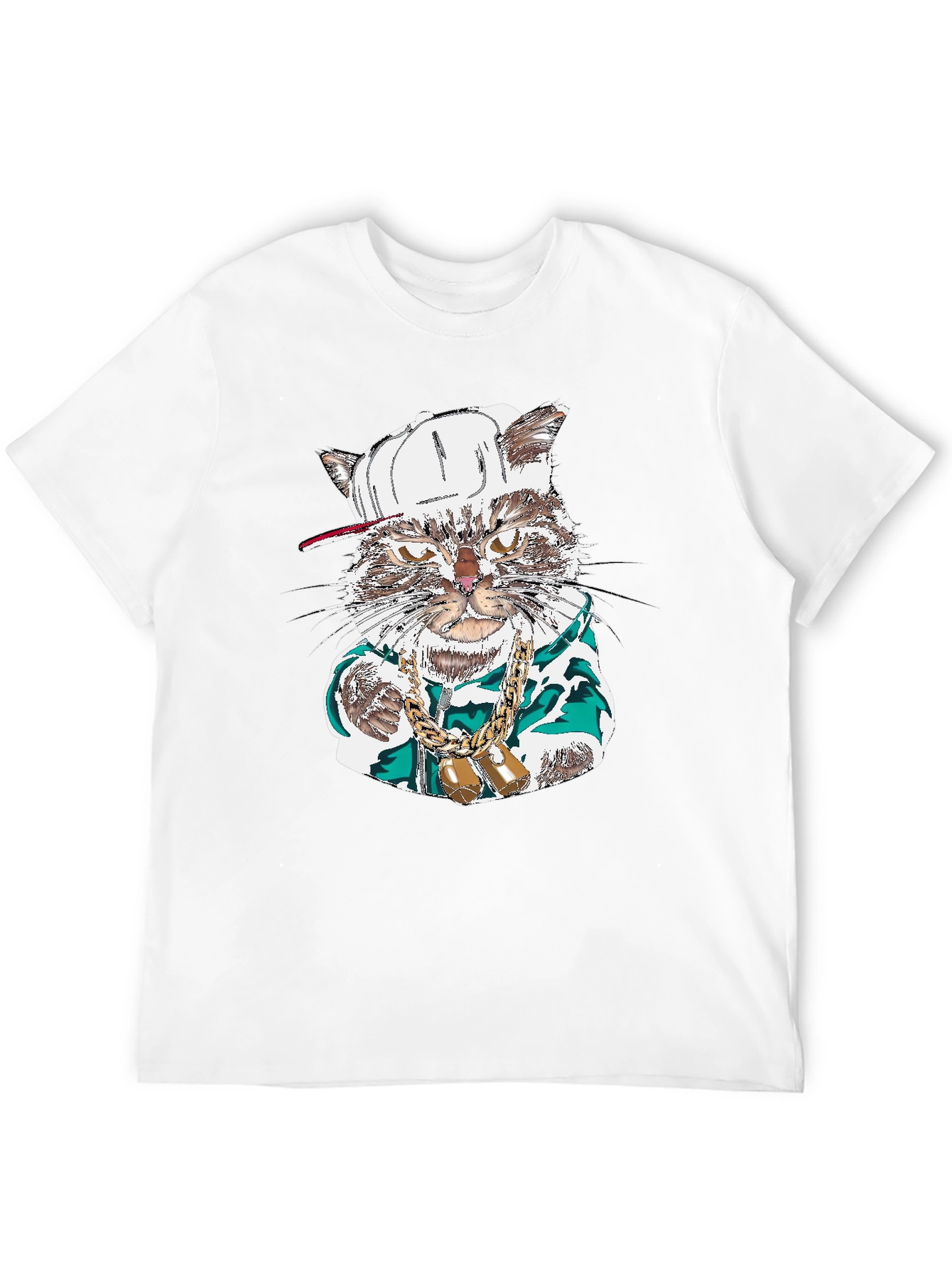 Cool Cat T-Shirt - Gangster Kitty Tee