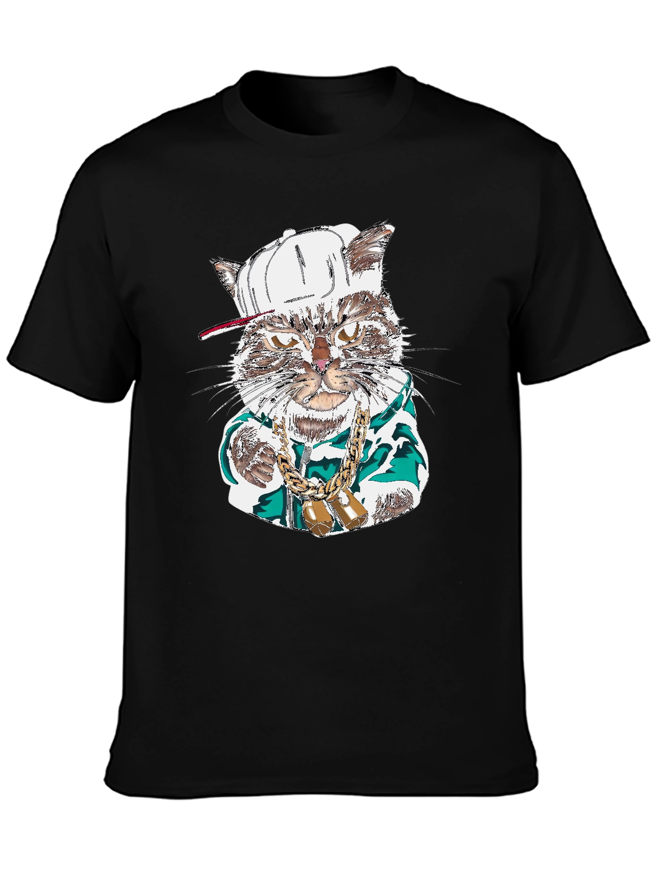 Cool Cat T-Shirt - Gangster Kitty Tee
