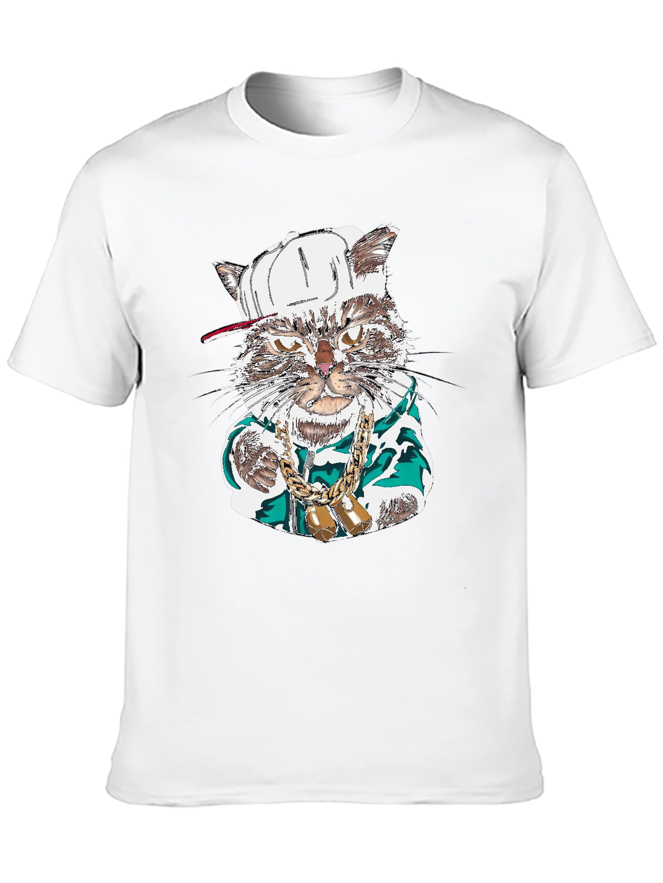 Cool Cat T-Shirt - Gangster Kitty Tee