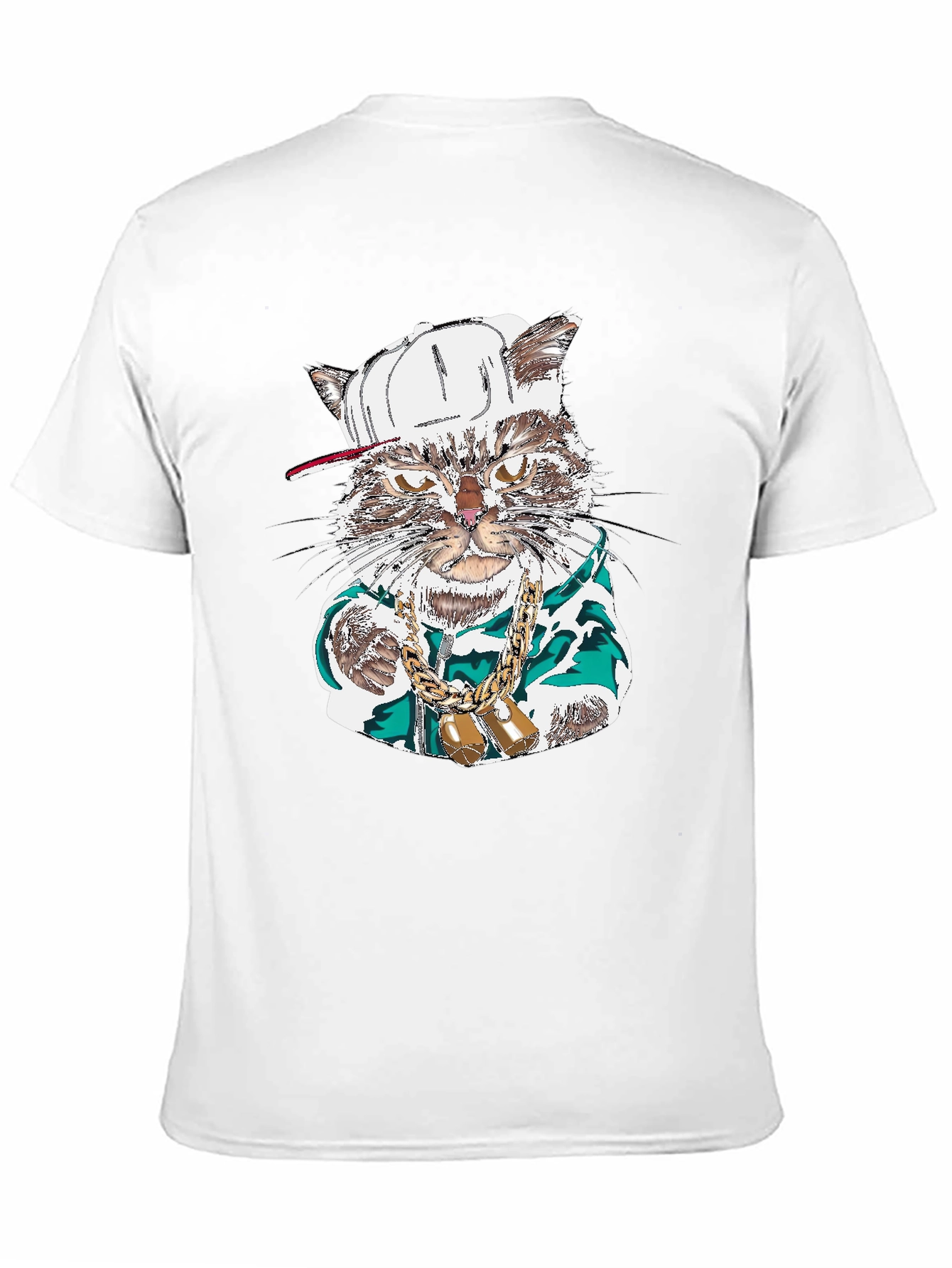 Cool Cat T-Shirt - Gangster Kitty Tee