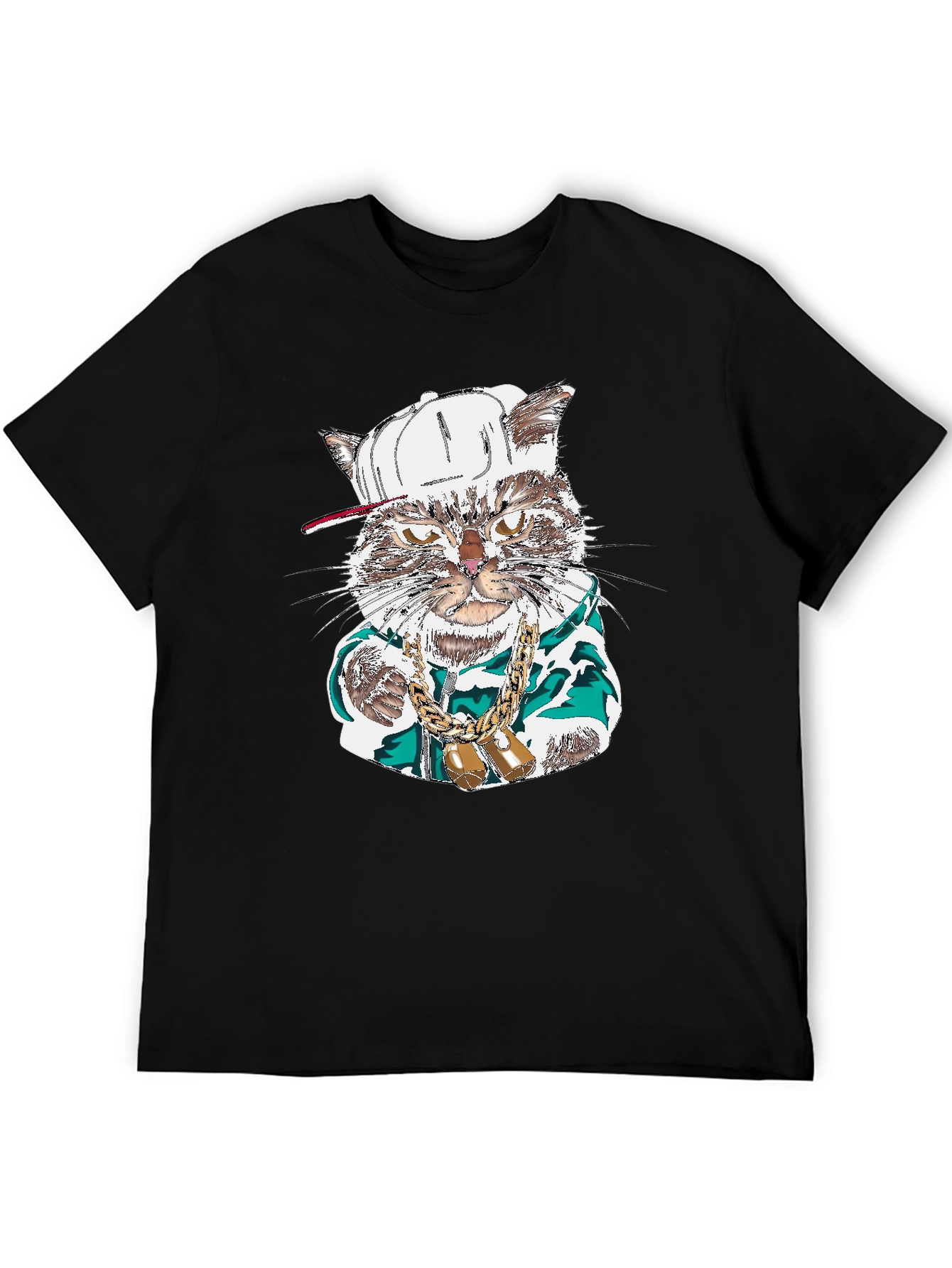 Cool Cat T-Shirt - Gangster Kitty Tee