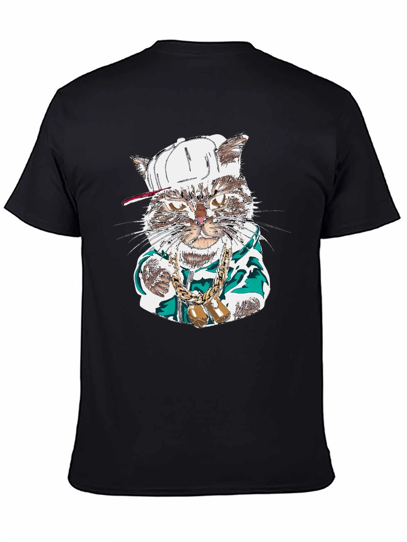 Cool Cat T-Shirt - Gangster Kitty Tee