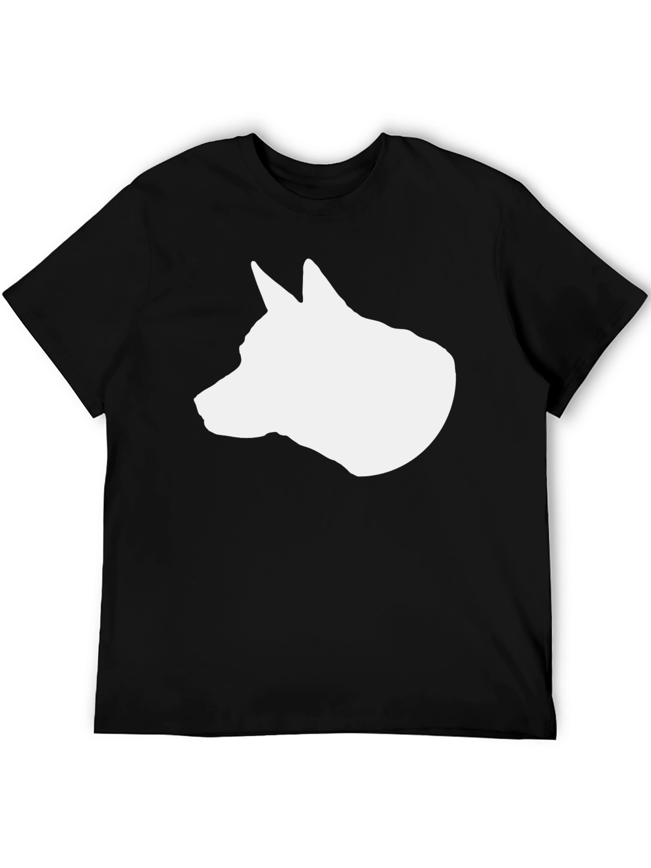 Dog Breed Silhouette Graphic Tee - Stylish Comfort