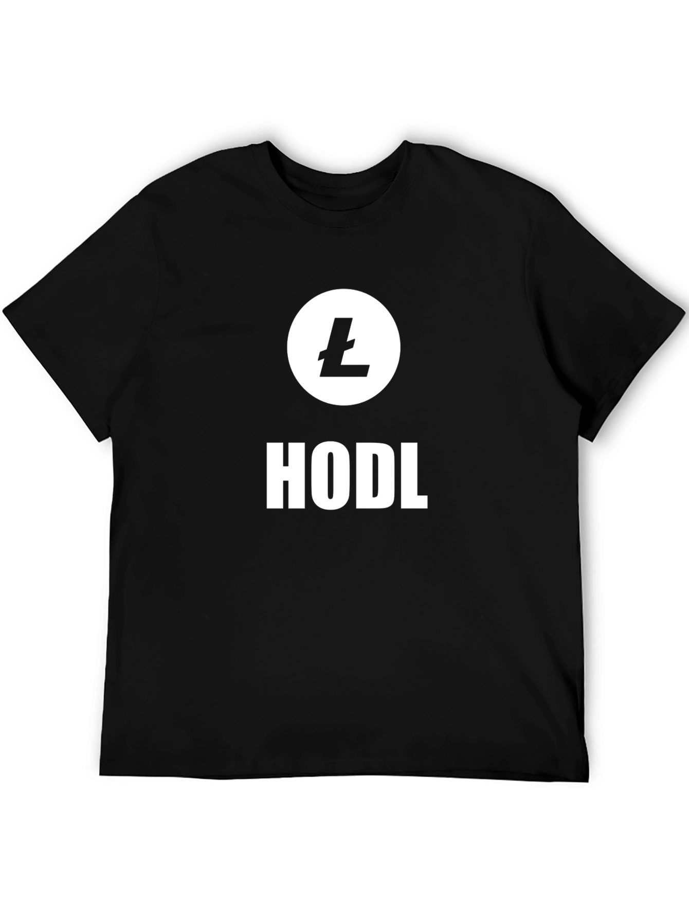 HODL Litecoin Crypto T-Shirt - Black