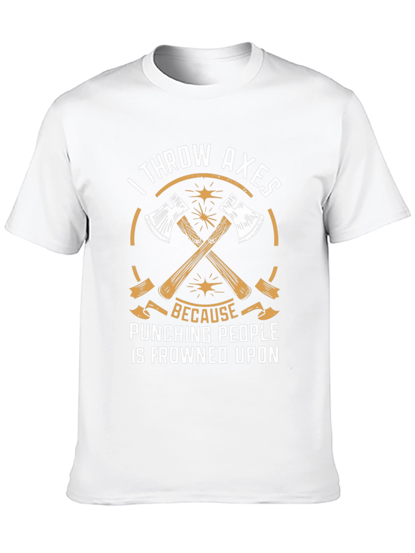 I Throw Axes T-Shirt - Funny Axe Throwing Tee