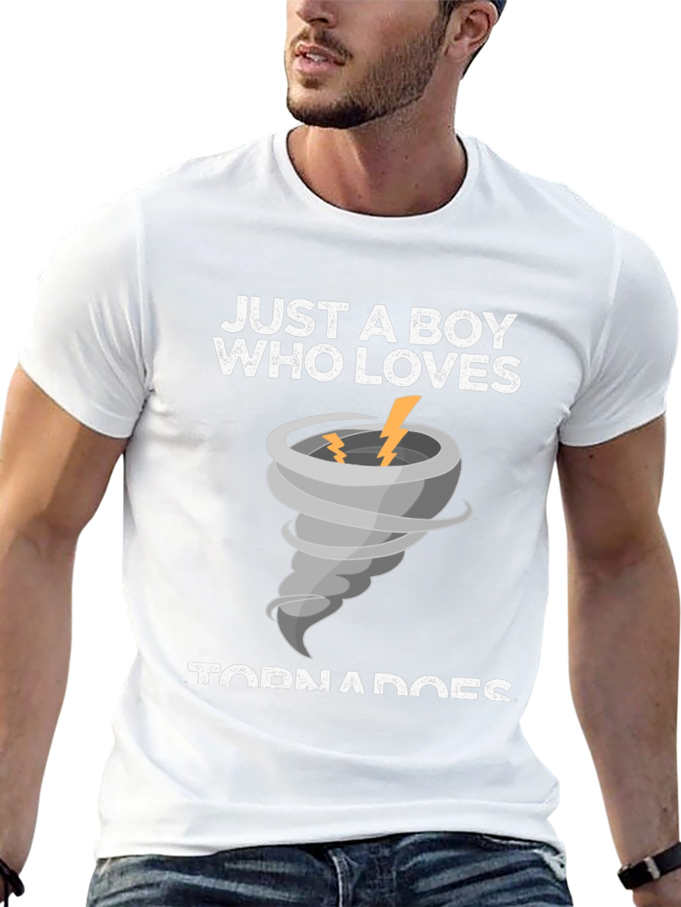 Just A Boy Who Loves Tornadoes T-Shirt
