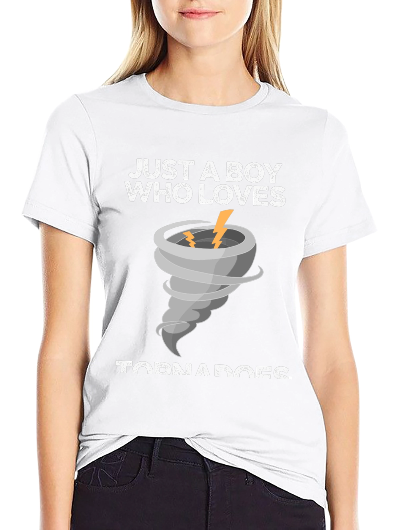 Just A Boy Who Loves Tornadoes T-Shirt