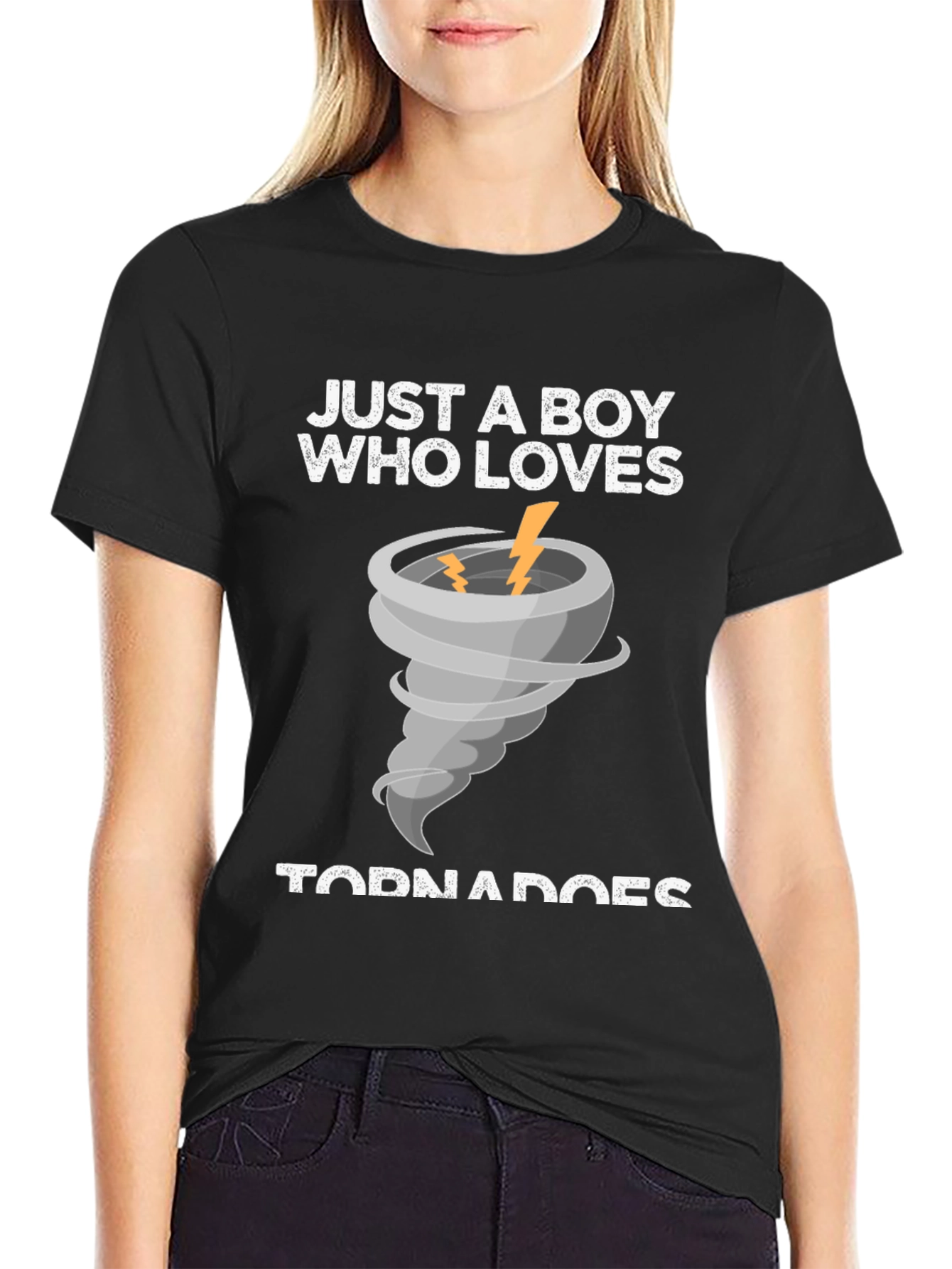 Just A Boy Who Loves Tornadoes T-Shirt