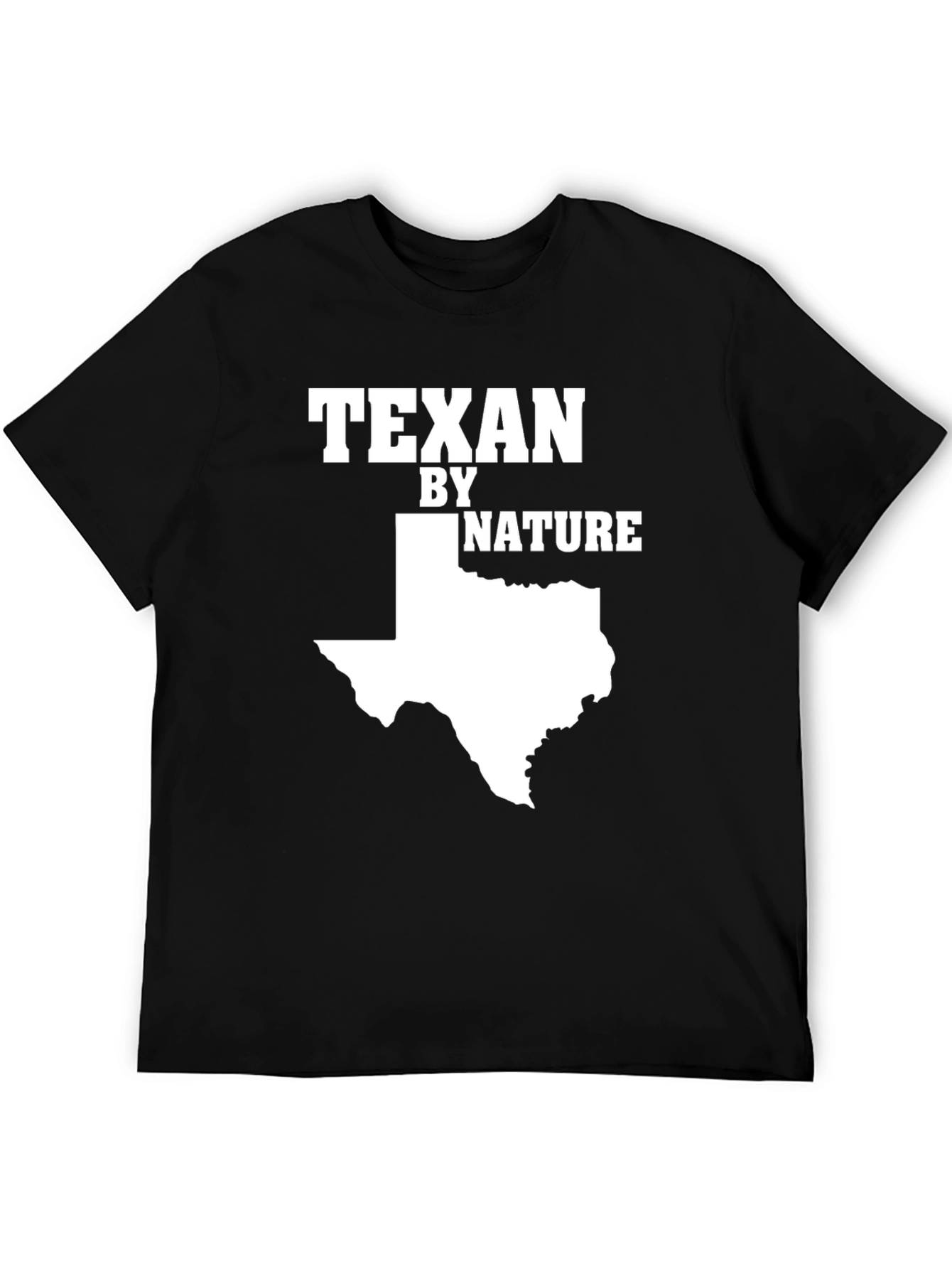 Texan by Nature Graphic T-Shirt - Black Cotton Tee