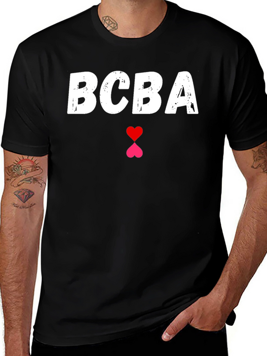 BCBA Heart Graphic T-Shirt - Casual Style