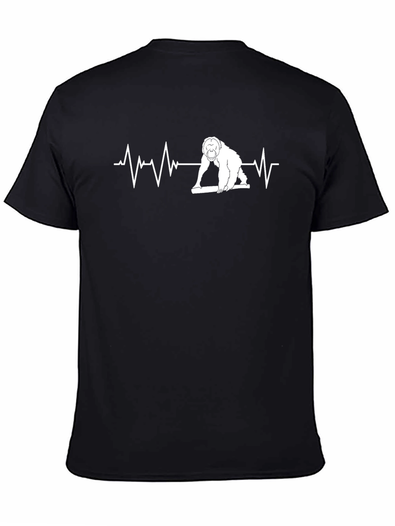 Curling Orangutan Heartbeat T-Shirt