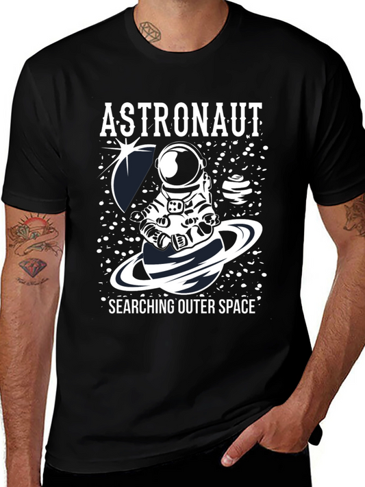 Astronaut Outer Space Graphic T-Shirt
