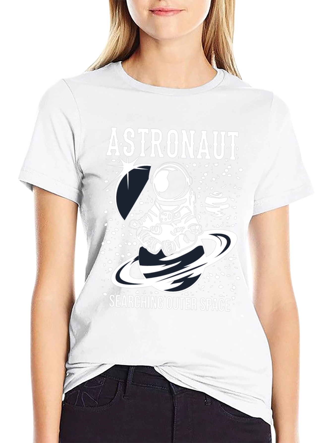 Astronaut Outer Space Graphic T-Shirt