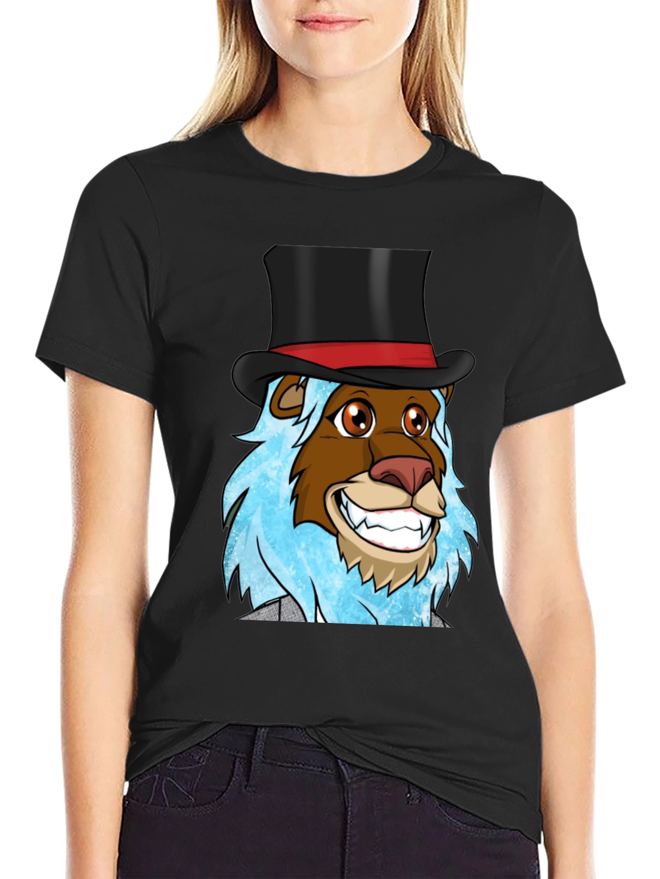 Lion Magician Graphic T-Shirt