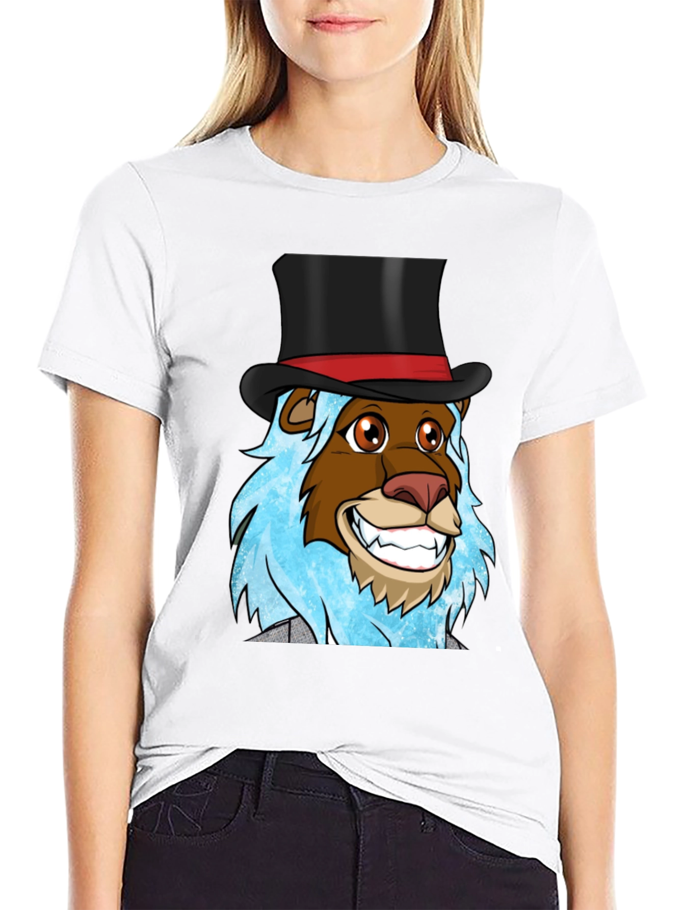 Lion Magician Graphic T-Shirt