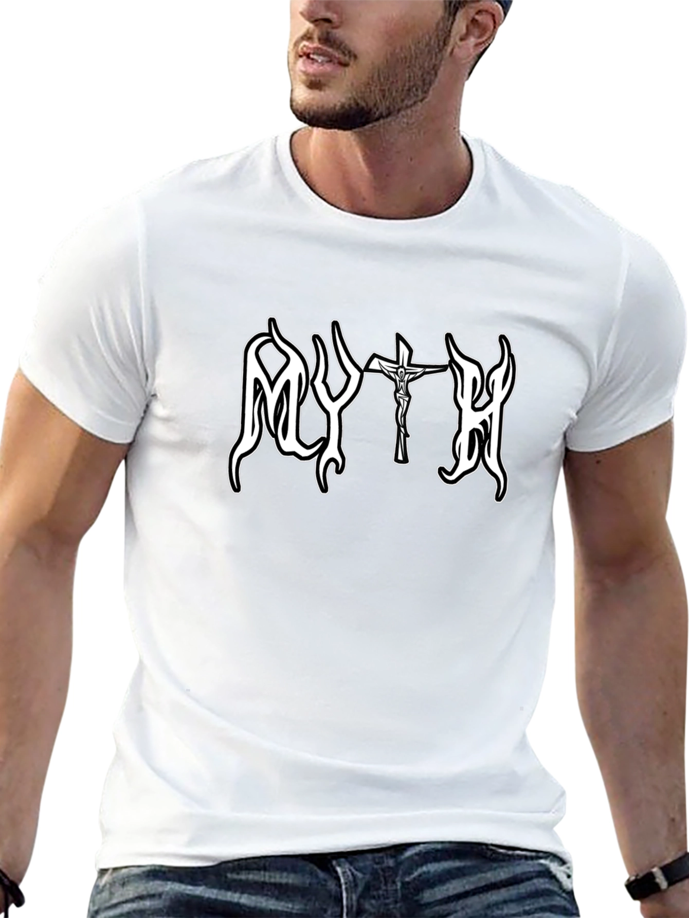 Myth Graphic Black T-Shirt