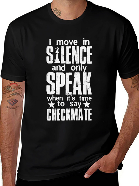 I Move in Silence Chess T-Shirt