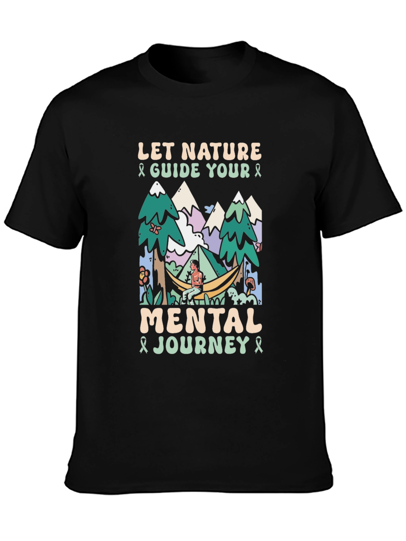 Nature Mental Journey T-Shirt - Unisex Relaxed Fit